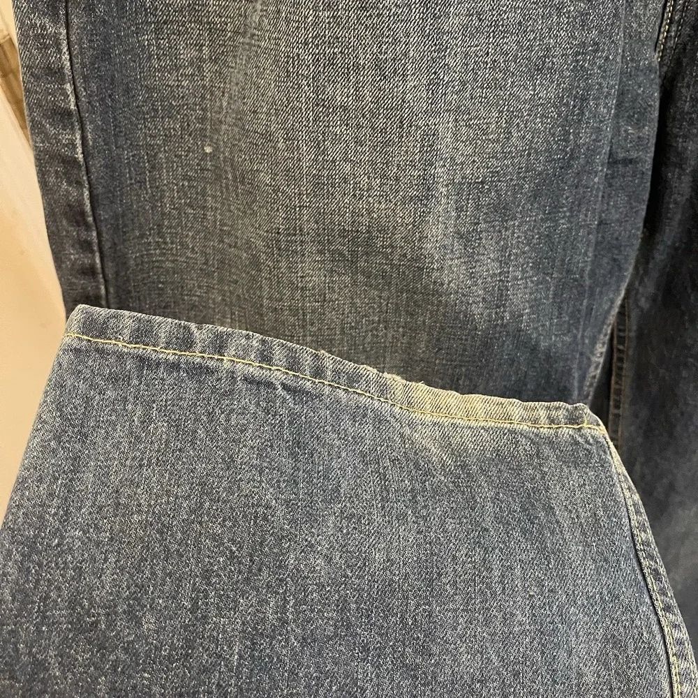 Tommy Hilfiger Jeans Mens 40x32 Blue Medium Wash Cotton Straight Fit‎ Denim